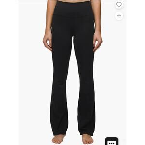Prana Workout Flared Pants. Size L, Color Black